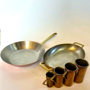 Vintage Paul Revere Copper Fry Pan - Limited Edition